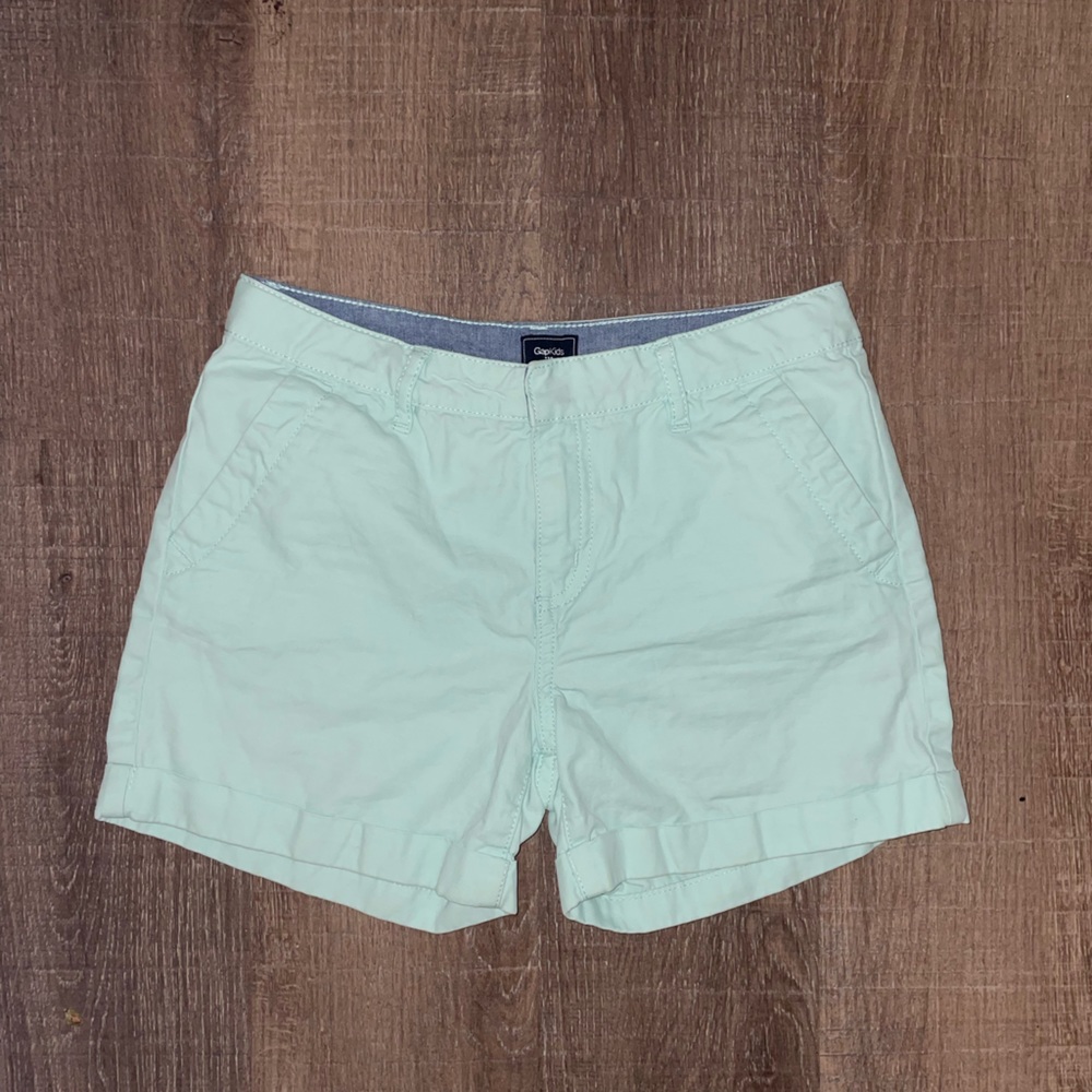 GapKids Light Turquoise Chino Shorts